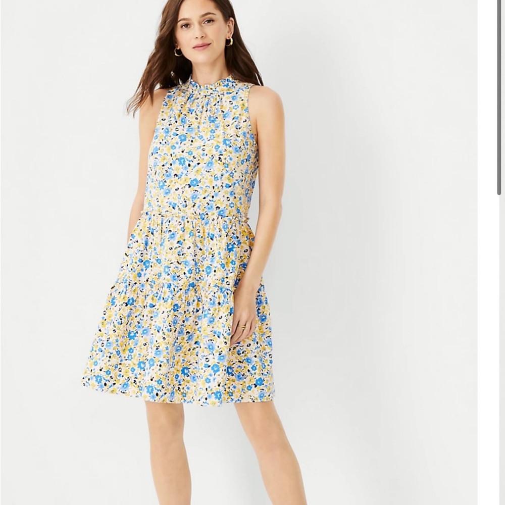 Ann Taylor floral tiered dress - brand new never worn